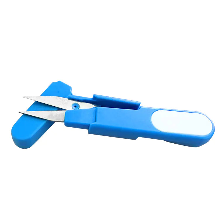Plastic Yarn Cutting Scissors with Cover