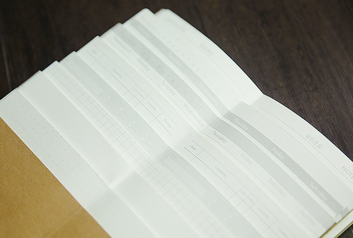 Travel Notebook with Kraft Paper