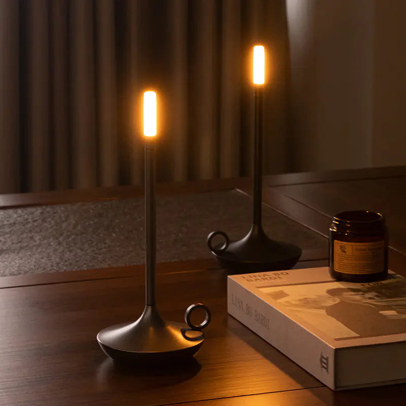 Nordic Bedside Candle Lamp