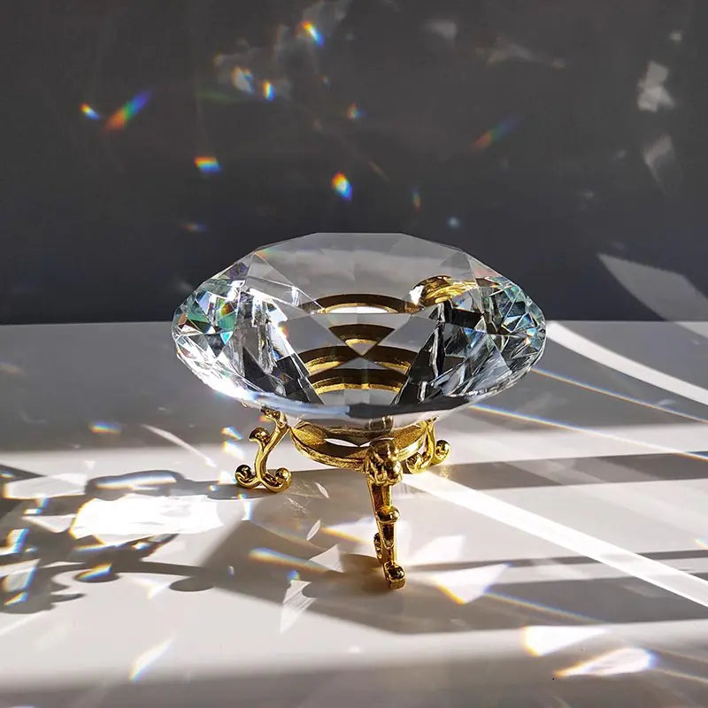 Crystal Glass Diamond Sun Catcher Home Decor Piece