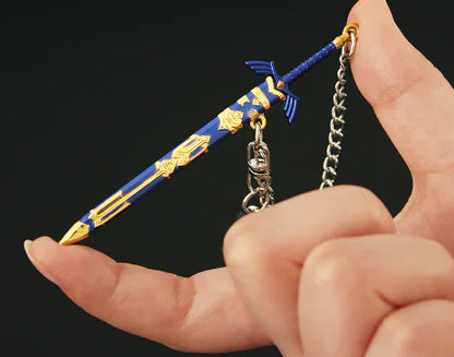 Zelda Tears of the Kingdom Mini Link Sword Keychain
