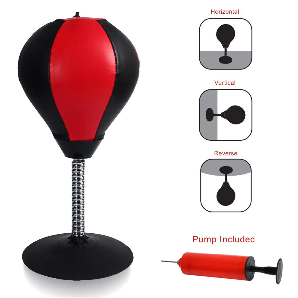“Beat the Stress, Not Your Coworkers” – The Ultimate Desktop Punching Bag