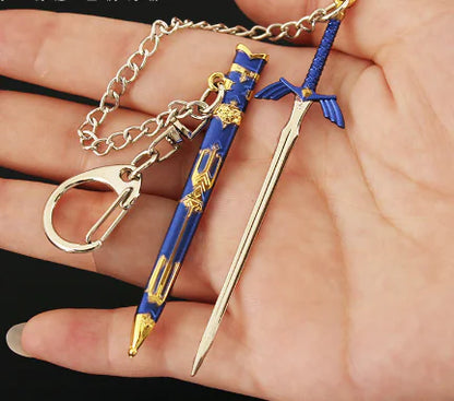 Zelda Tears of the Kingdom Mini Link Sword Keychain