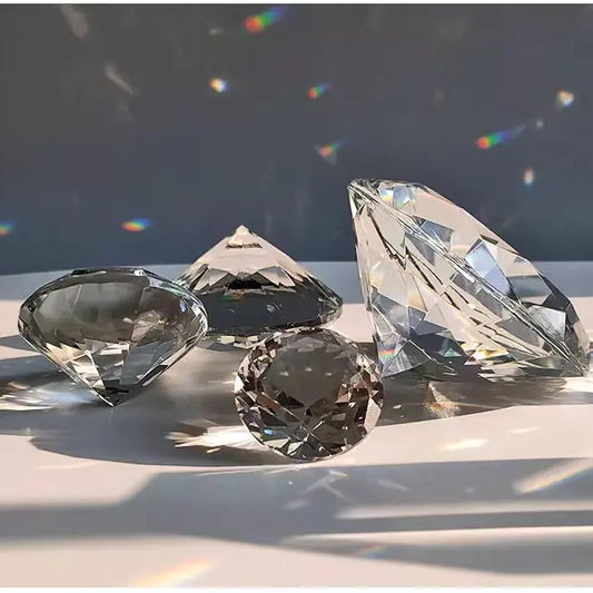 Crystal Glass Diamond Sun Catcher Home Decor Piece