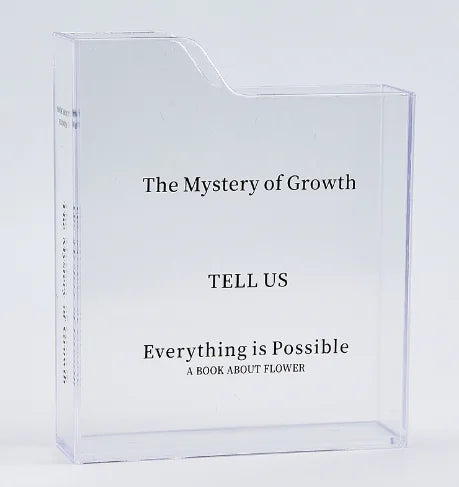 High Transparency Acrylic Book Vase Decorative Piece