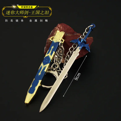 Zelda Tears of the Kingdom Mini Link Sword Keychain