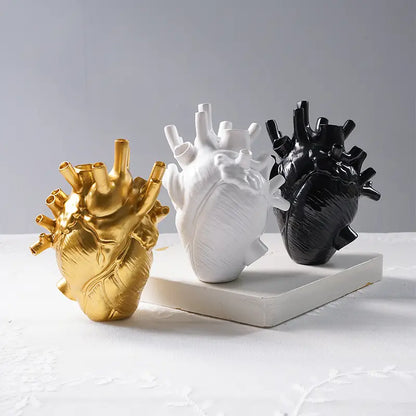Creative Heart-Shaped Vase for Dried Flowers & Crafts